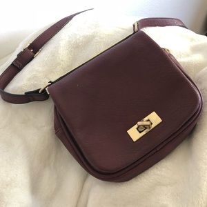 Burgundy crossbody